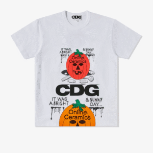 CDG Online Ceramics Pumpkin T-Shirt White