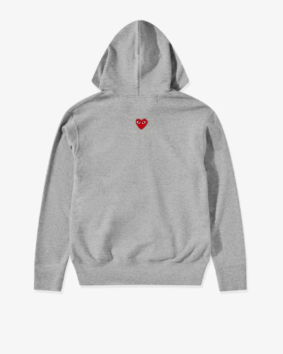 CDG-Play-Unisex-Reverse-Red-Heart-Zip-Hooded-Grey-Back-Side.png