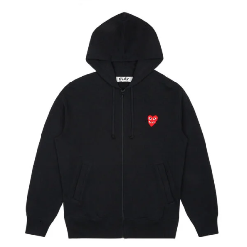 CDG-Play-Zip-Hoodie-with-Red-Family-Heart-is-a-stylish-essential-that-merges-comfort-with-iconic-design.-Featuring-a-full-zip-silhouette-and-crafted-from-high-quality-cotton.png